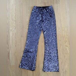 Zara Kids Shimmering Sequin Pants - Black